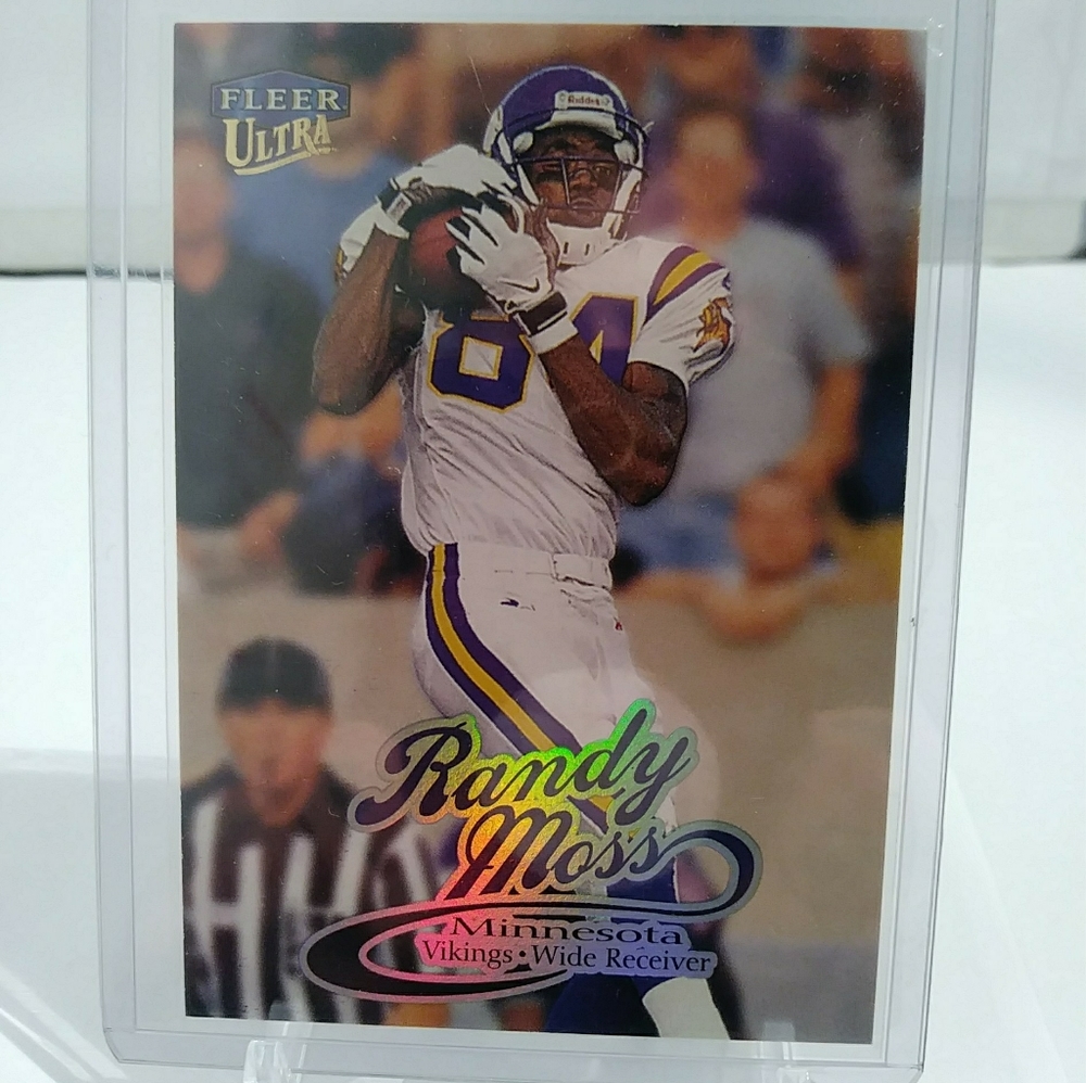 Randy Moss 1999 Fleet Ultra #114. Original in Mint